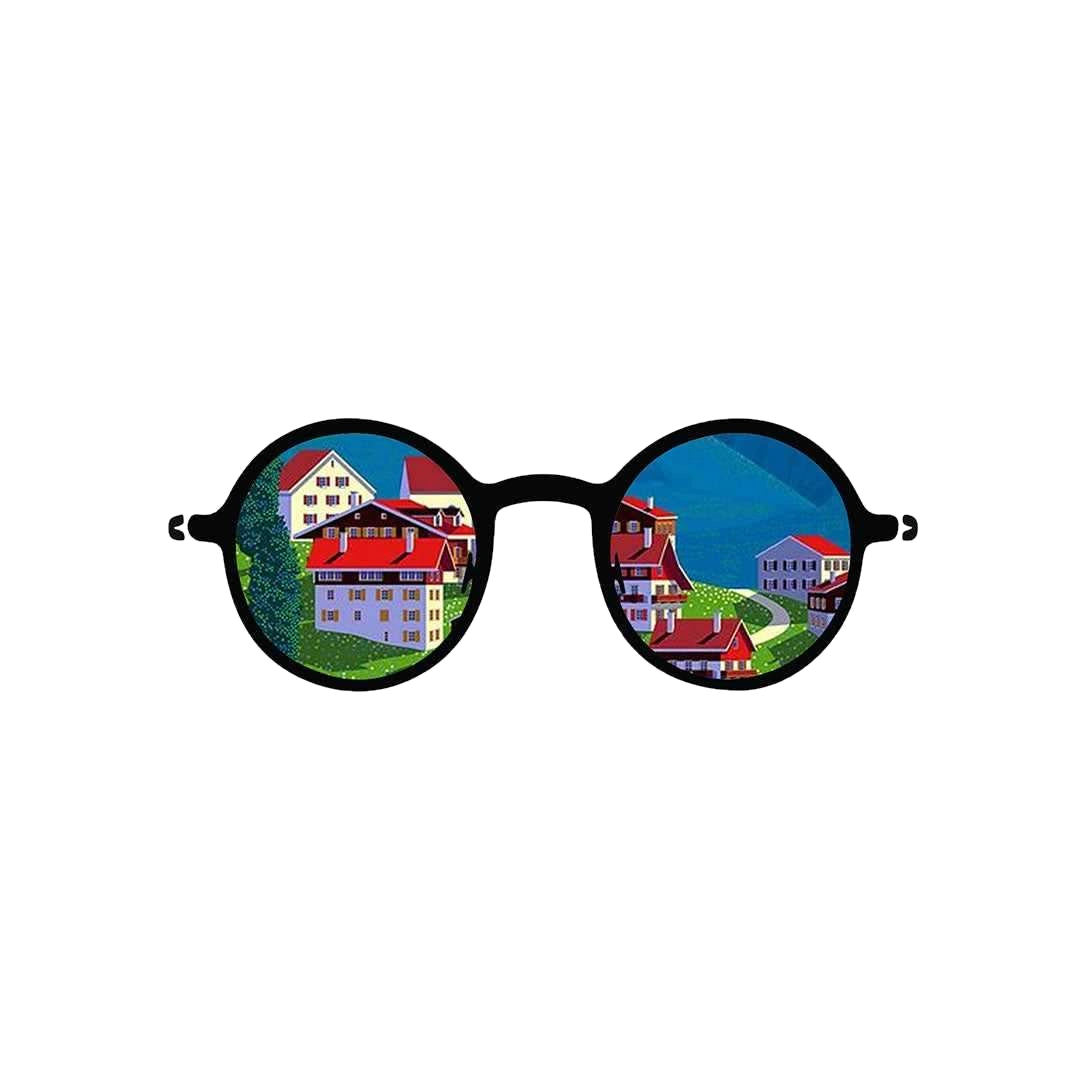 Travel Glasses sticker
